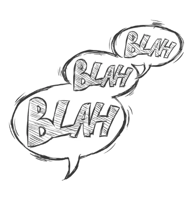 blah blah blah