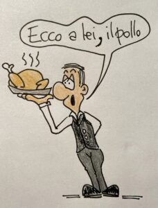 ecco a lei, pollo