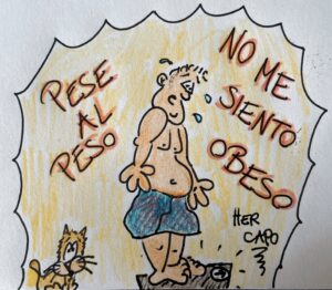 pese al peso no me siento obeso