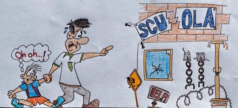 scuola in sfacelo