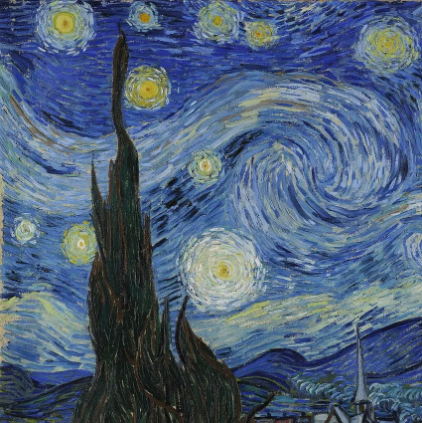 notte stellata van gogh
