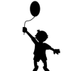 kid and balloon